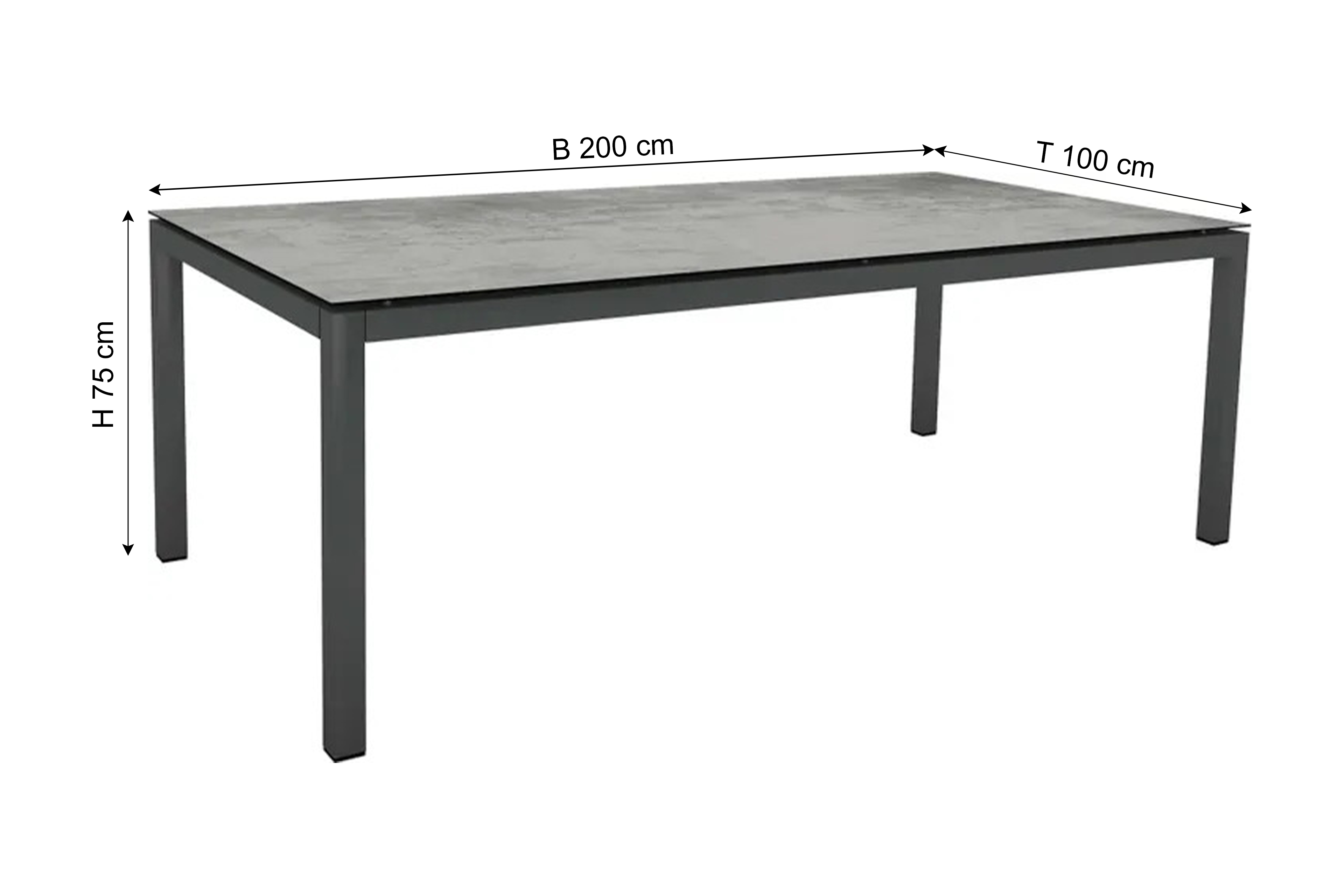 STERN Gartentisch SILVERSTAR