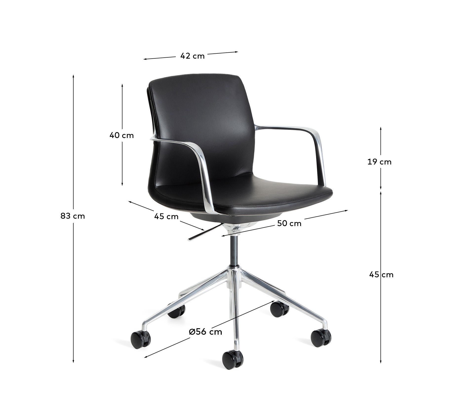 KAVE HOME Schreibtischstuhl NERLAN