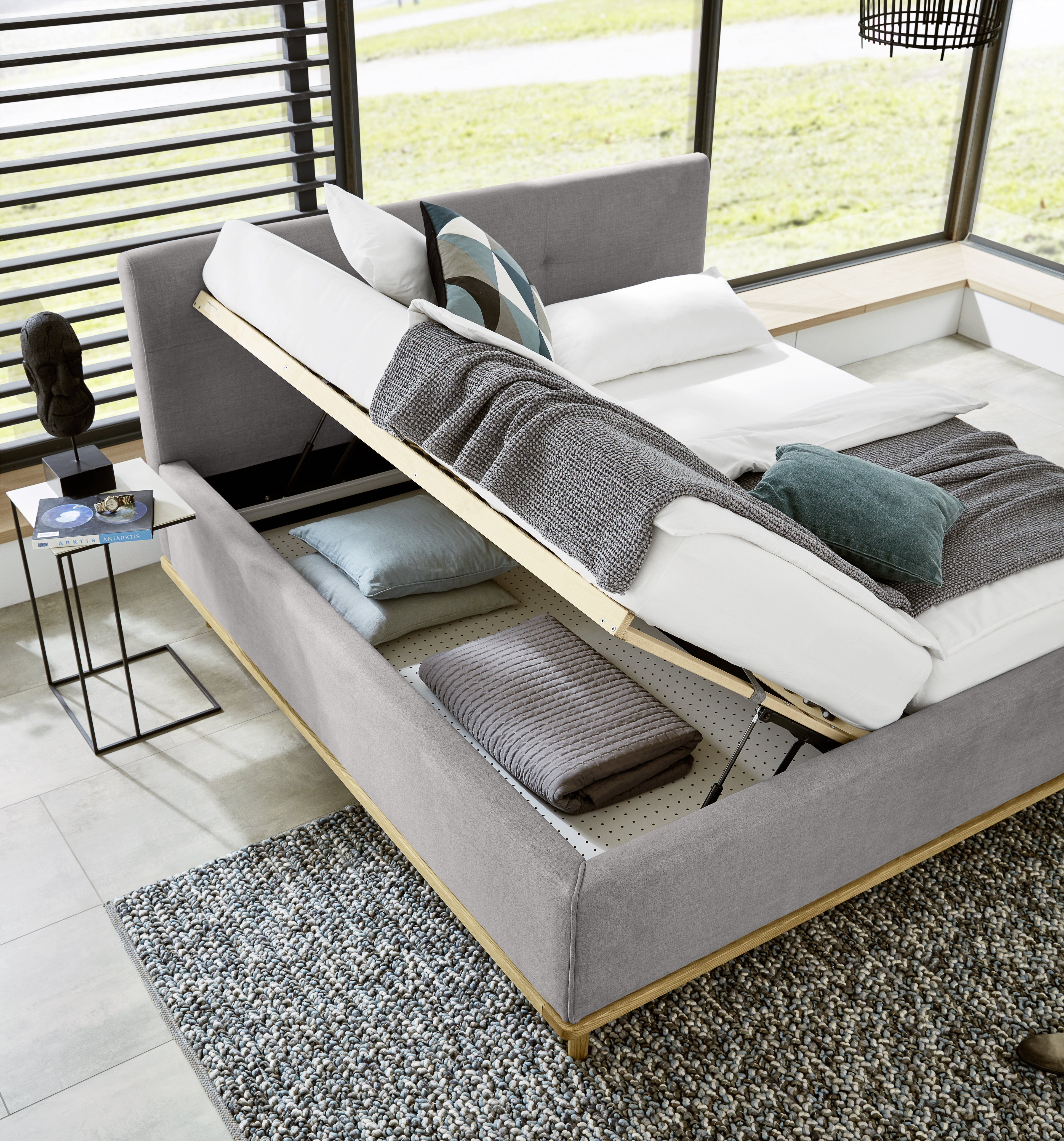 MUSTERRING upholstered bed DELPHI