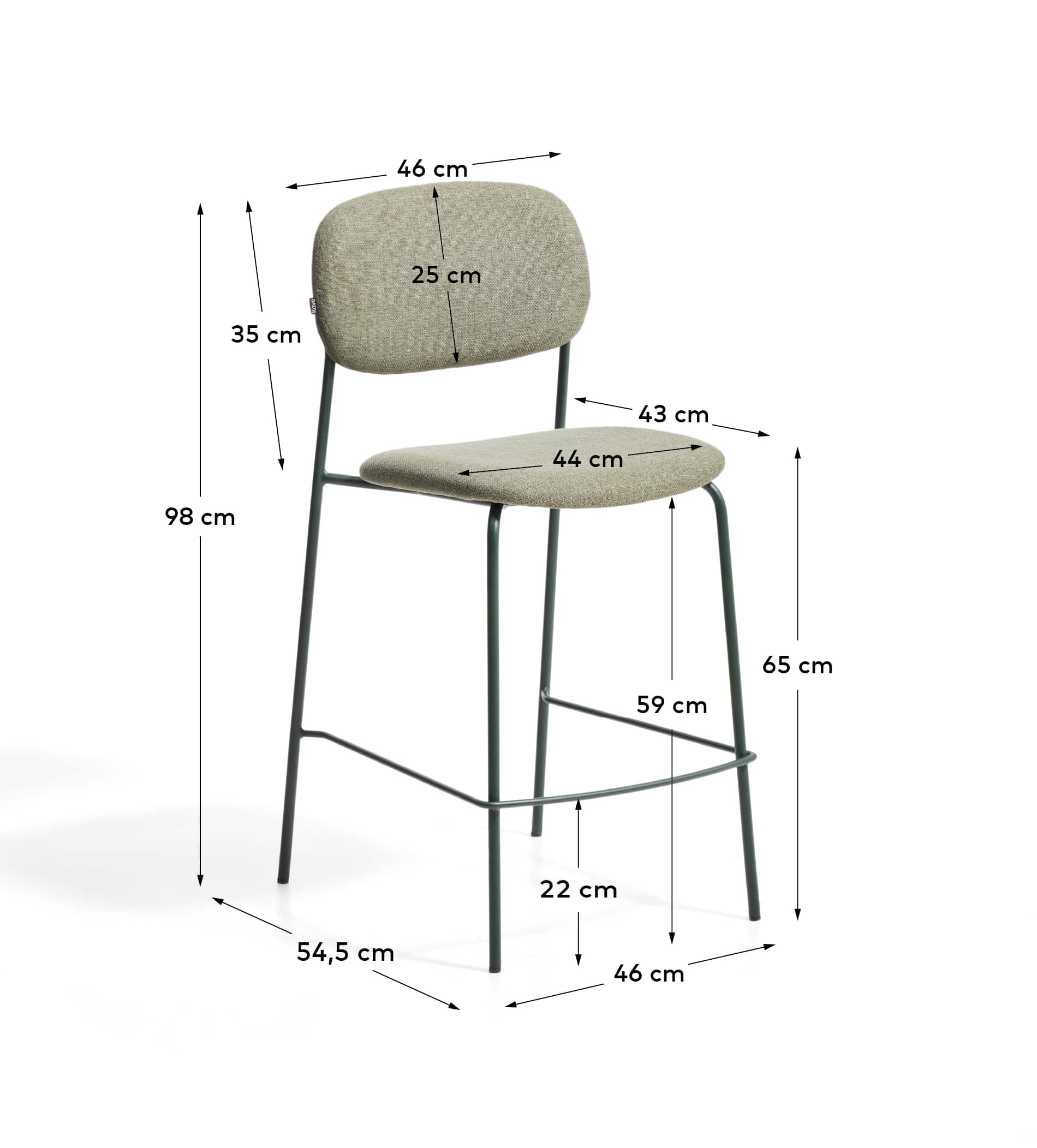 Kave Home MELI bar stool