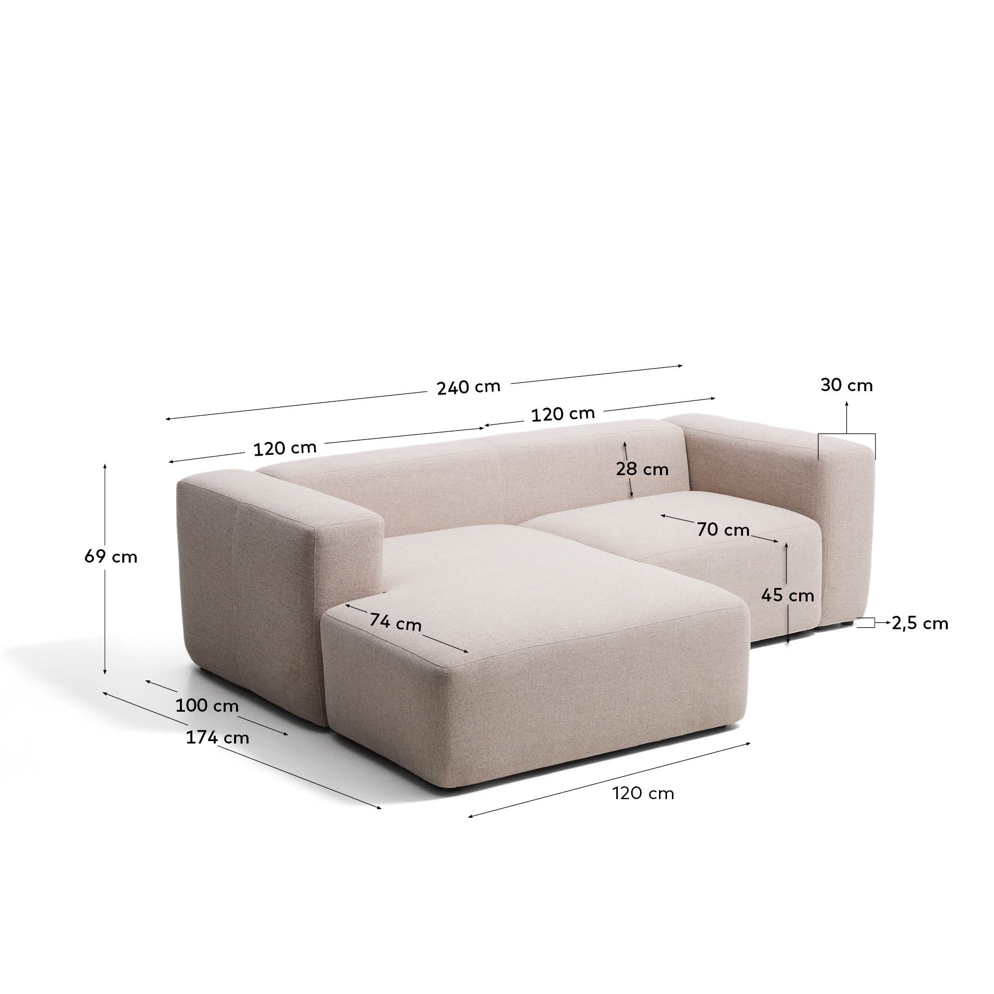 KAVE HOME Sofa BLOK