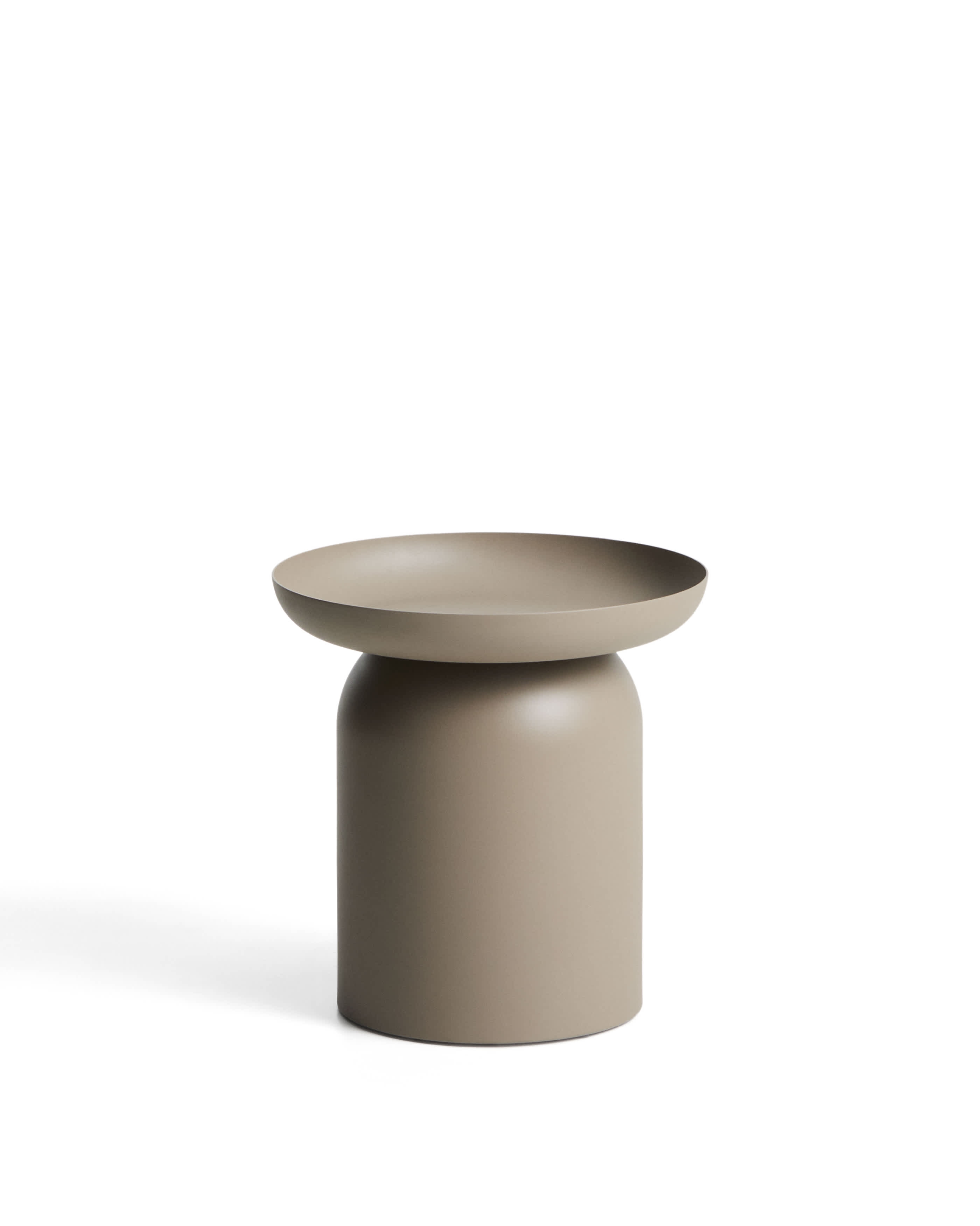 Kave Home Arcola Beistelltisch Outdoor Taupe