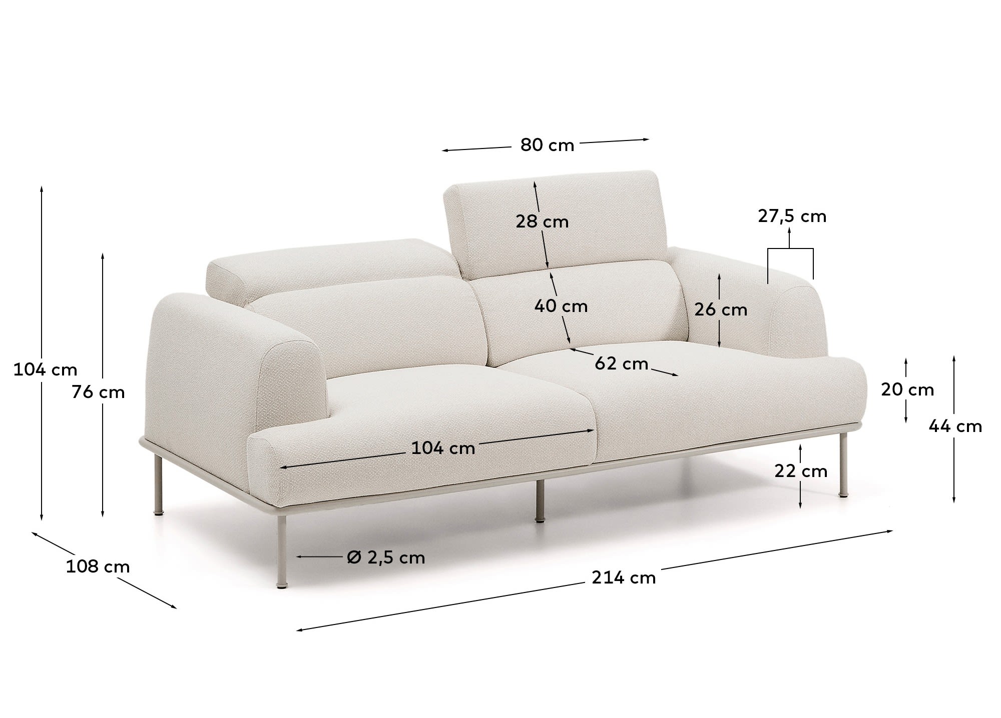 Kave Home AURUM Sofa