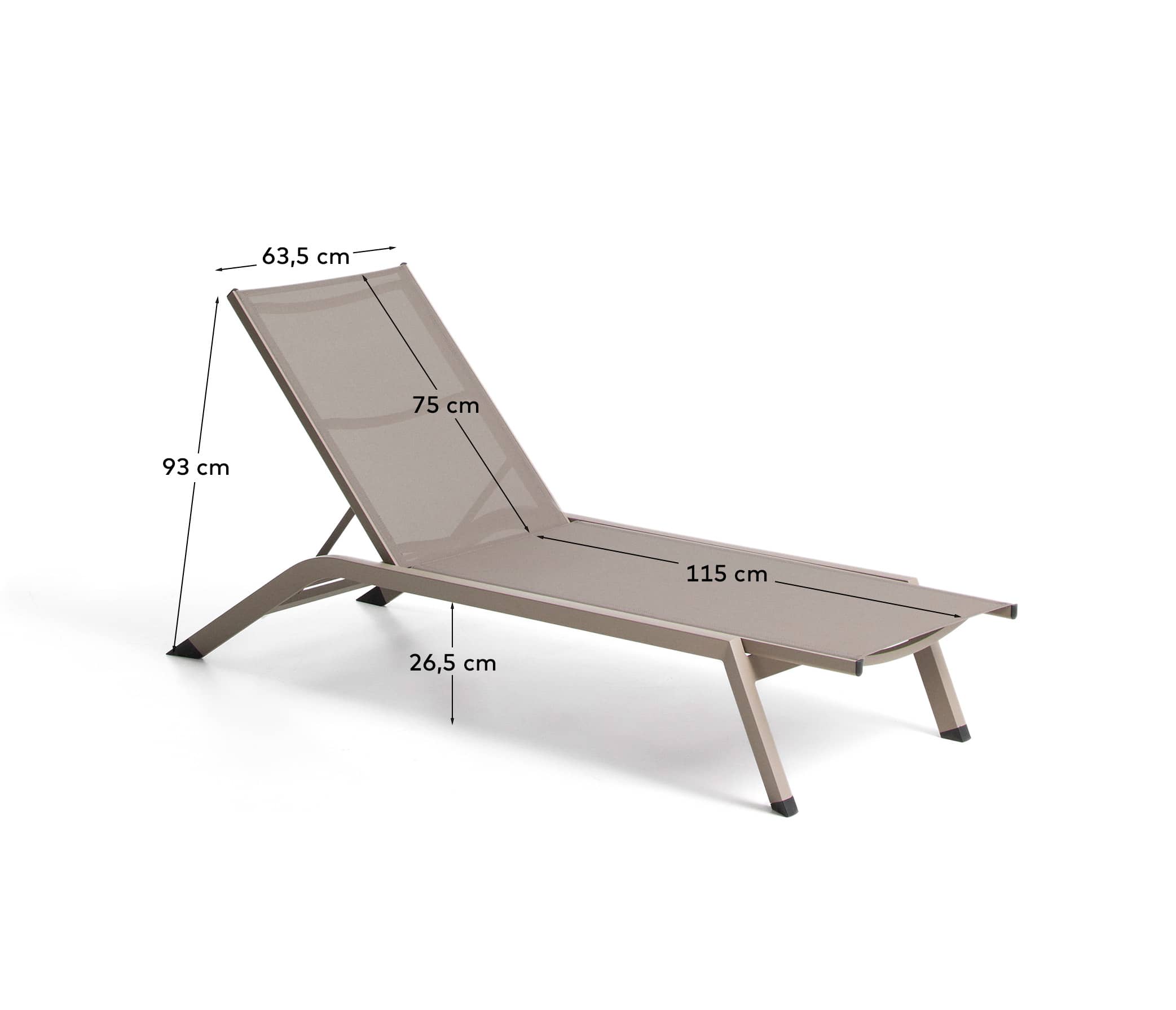 KAVE HOME Sonnenliege CAPRAIA