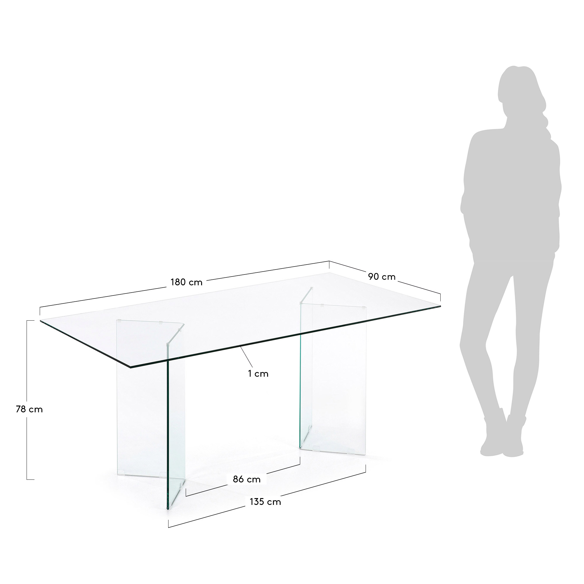 KAVE HOME Esstisch BURANO KAVE HOME Esstisch BURANO
