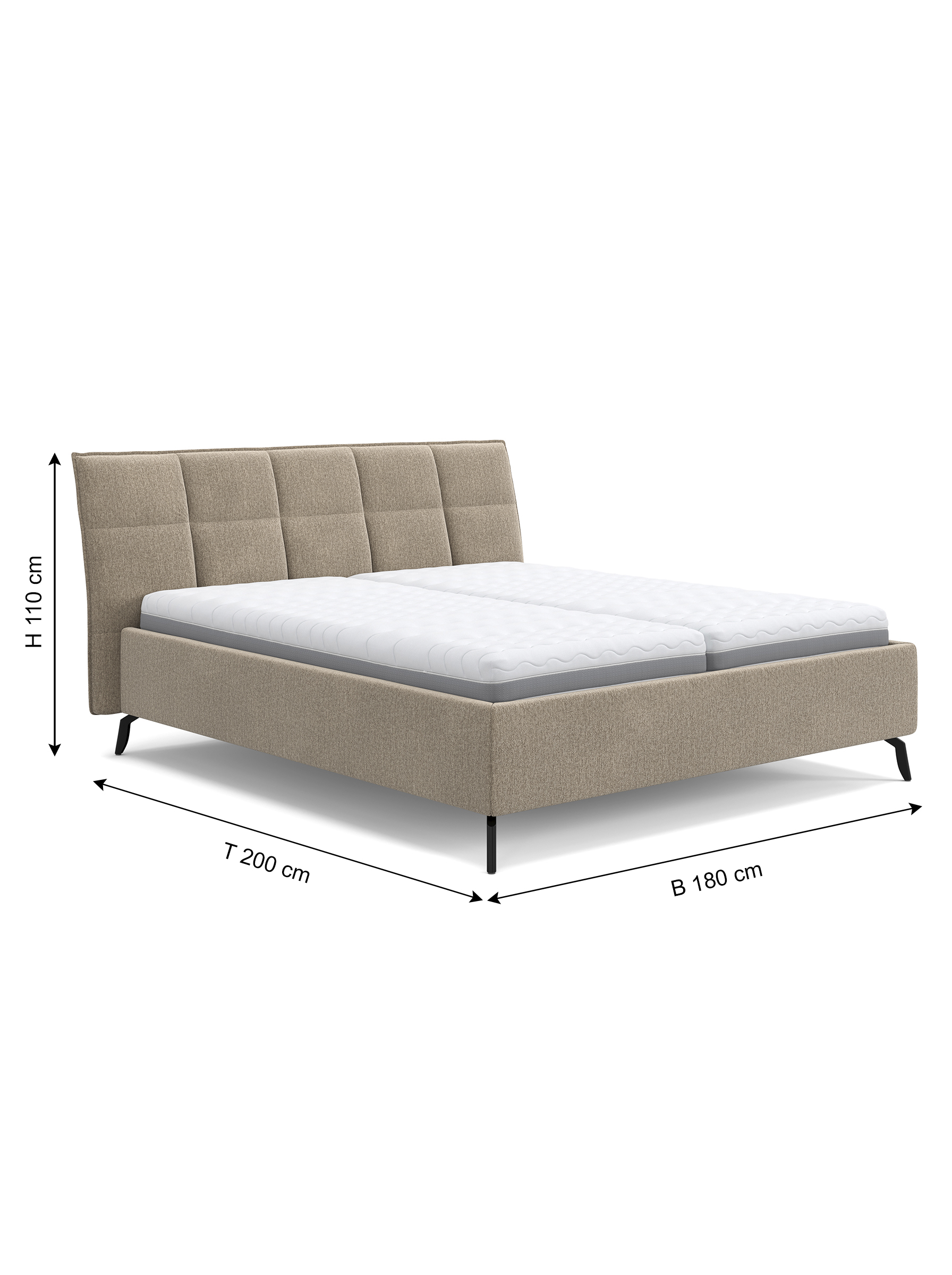 Faee KARNA Upholstered Bed