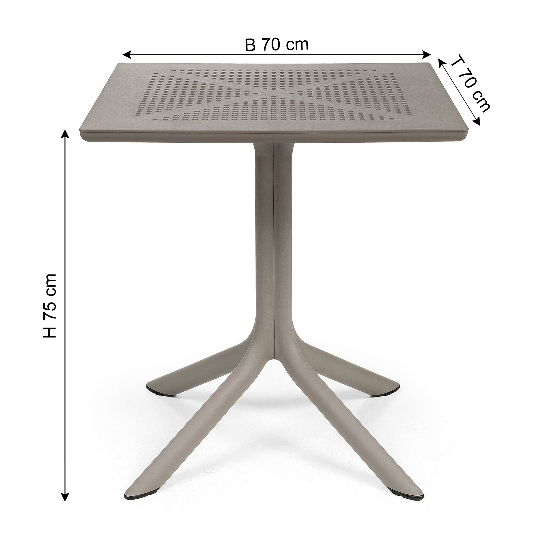 NARDI Table de jardin CLIP70