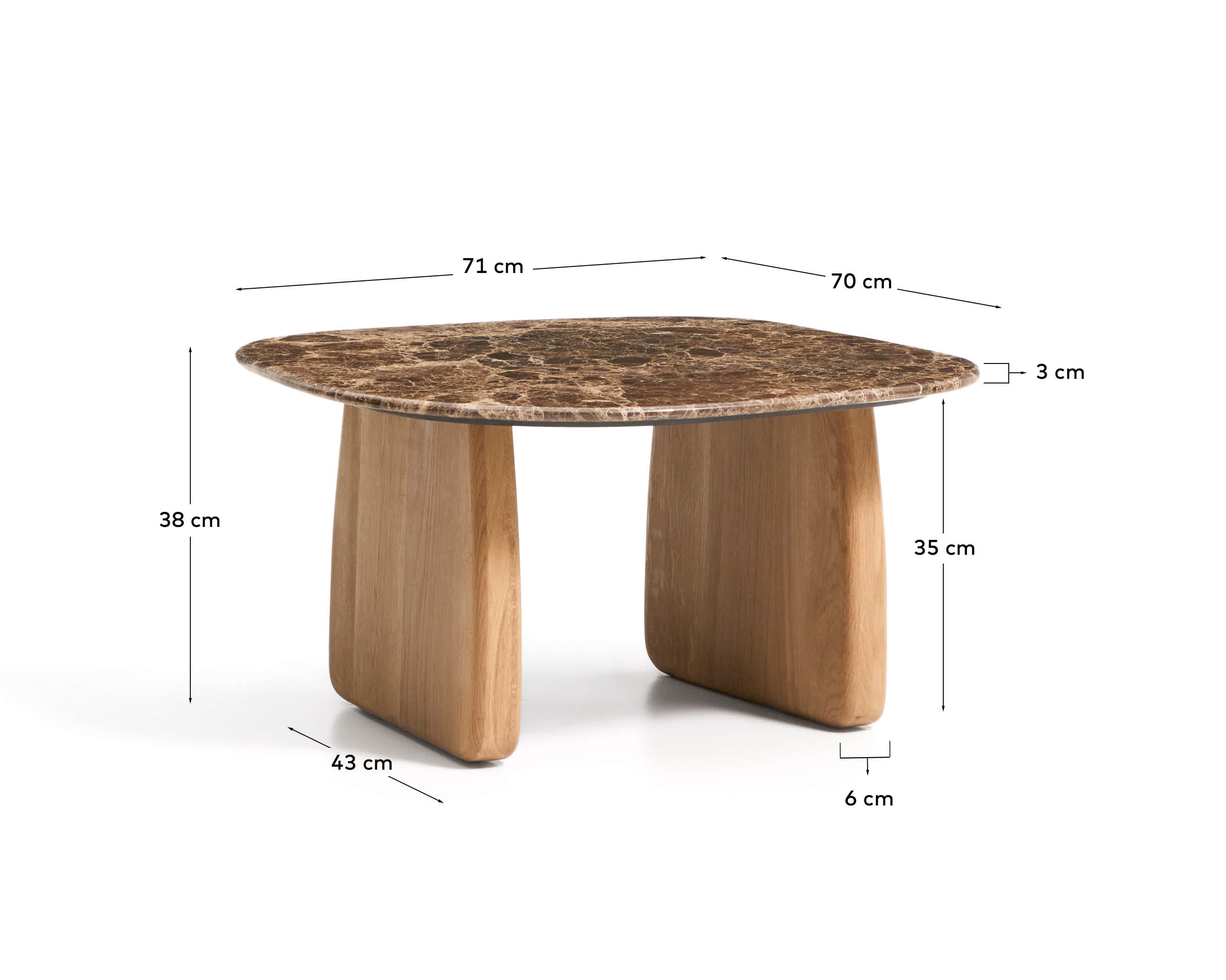 KAVE HOME Beistelltisch PIRITA