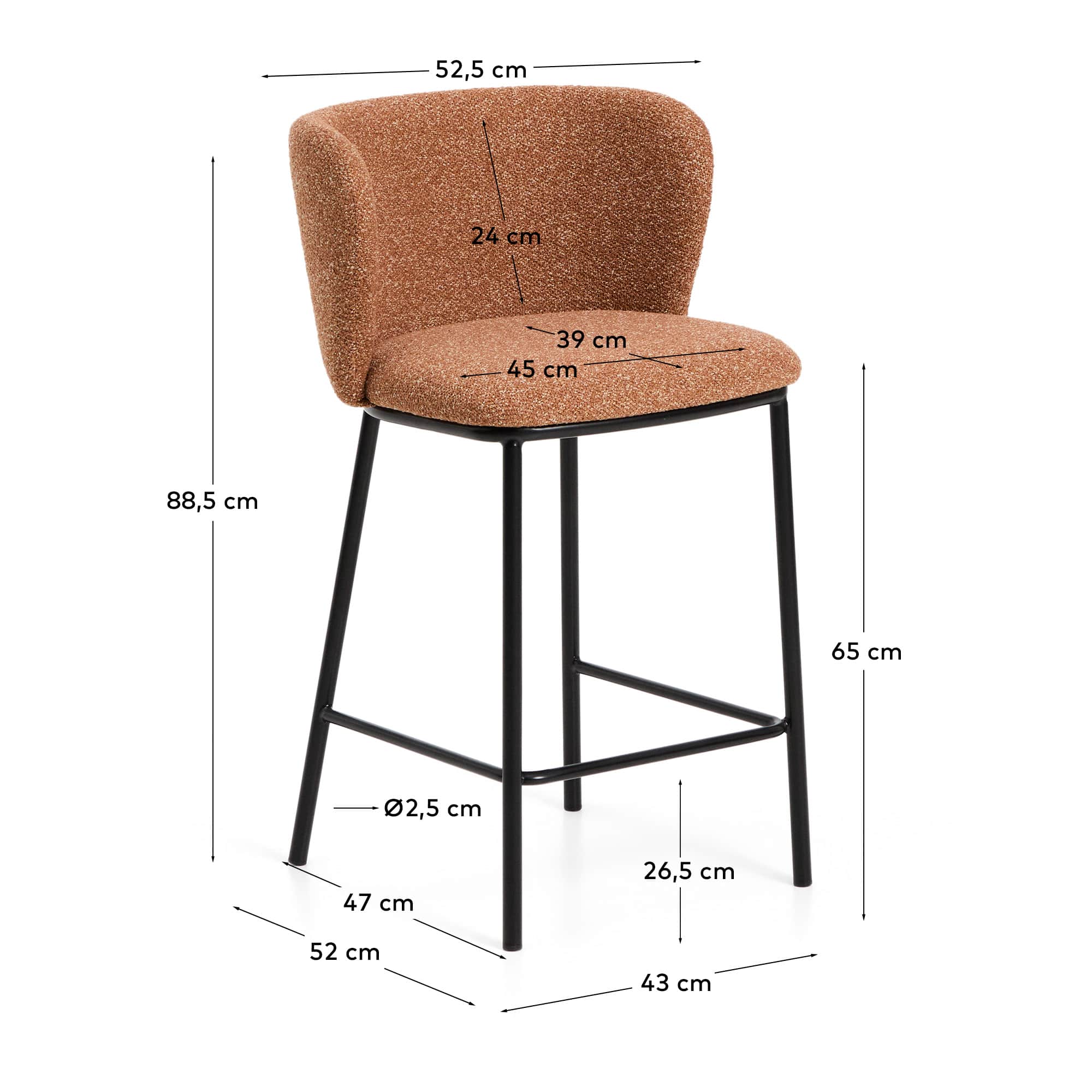 KAVE HOME Barhocker CISELIA
