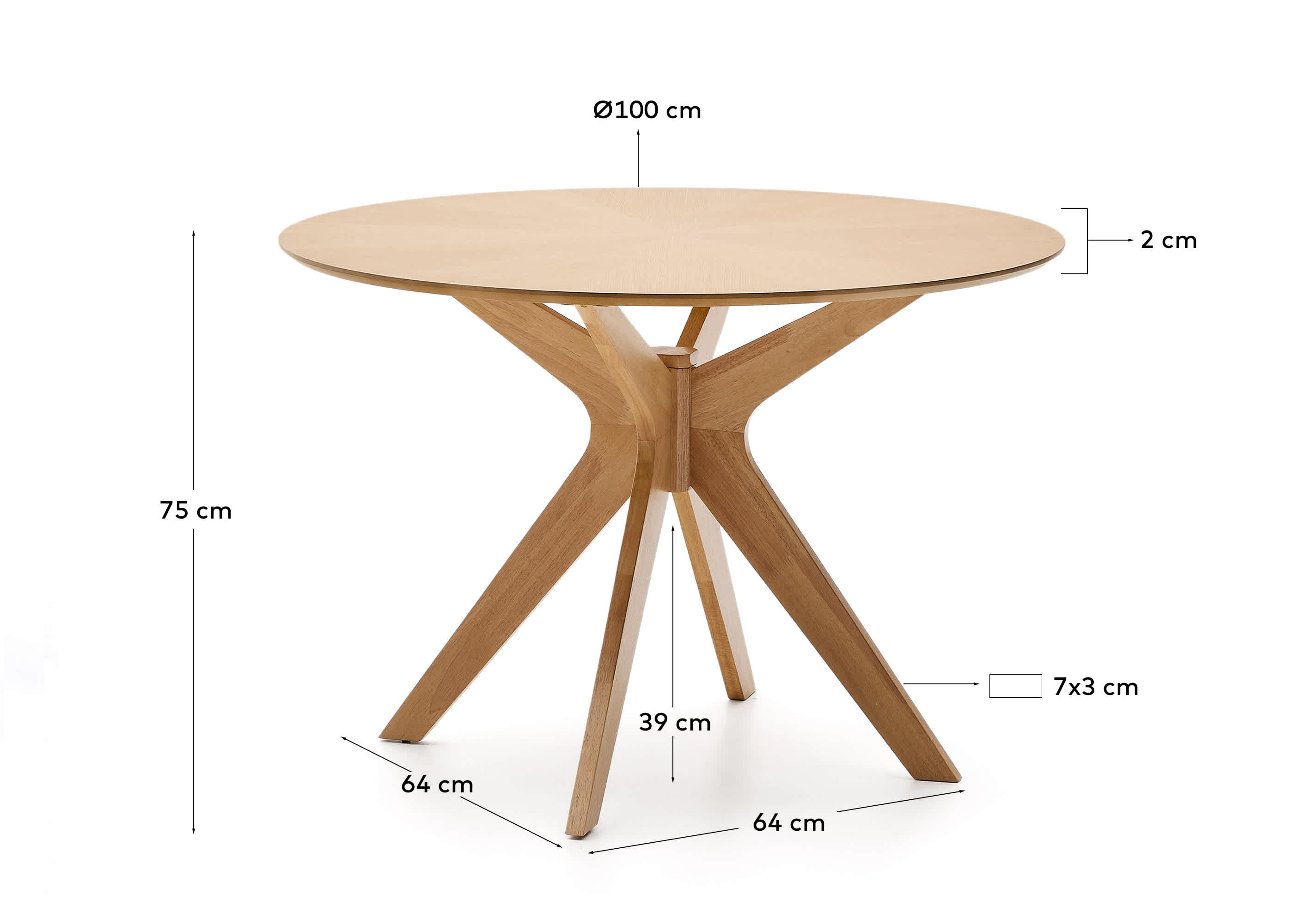Kave Home NAANIM Dining Table