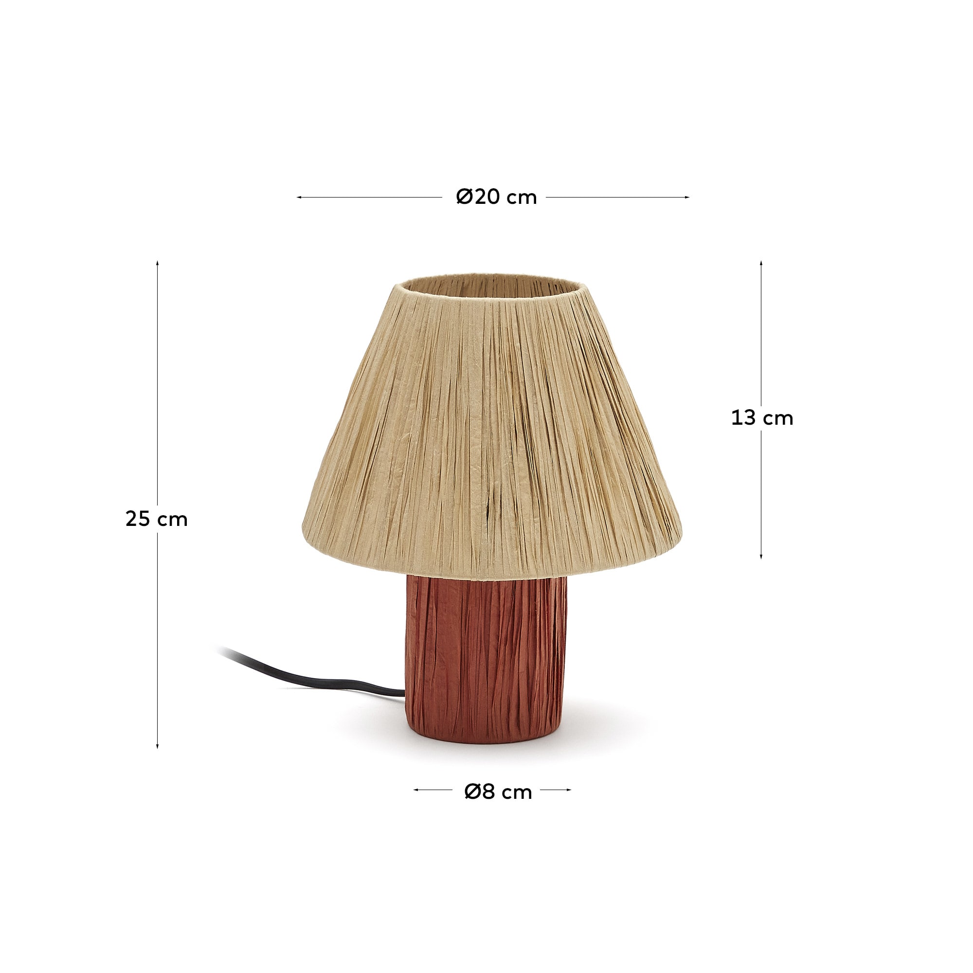 KAVE HOME Tischleuchte PULMI