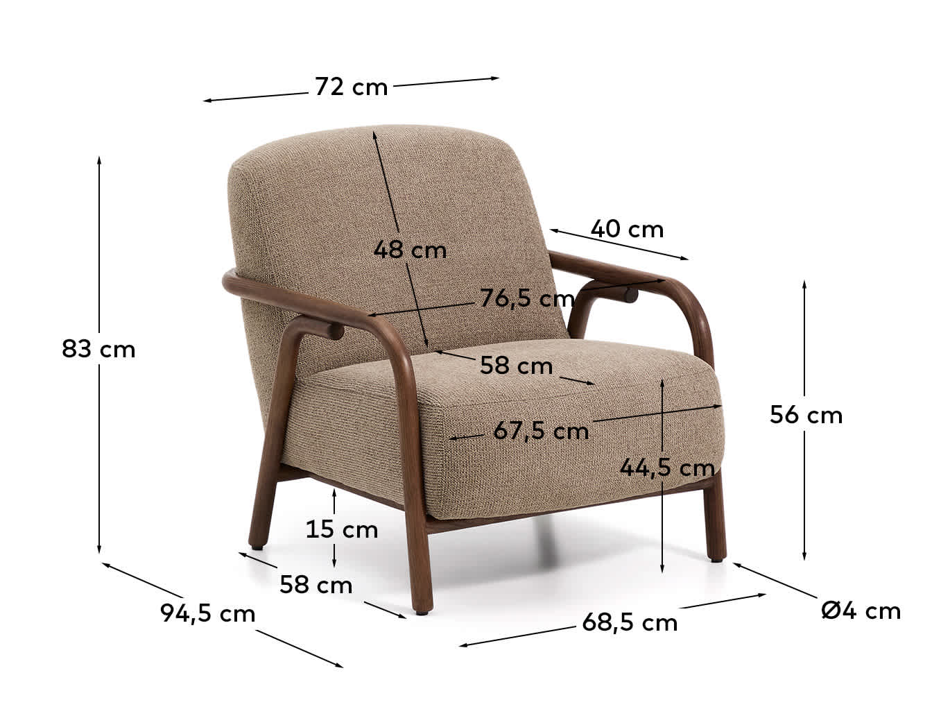 Kave Home SYLO Armchair