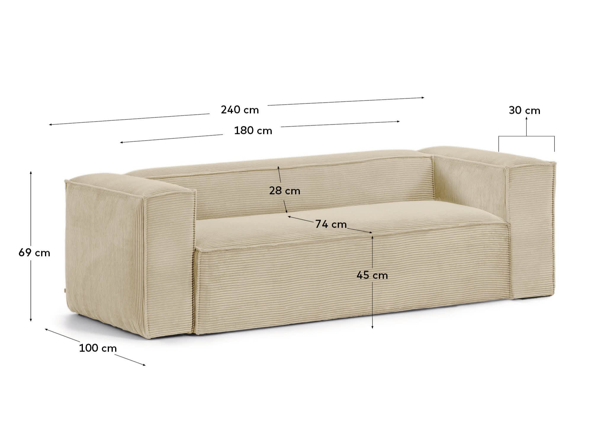 Canapé BLOK de Kave Home