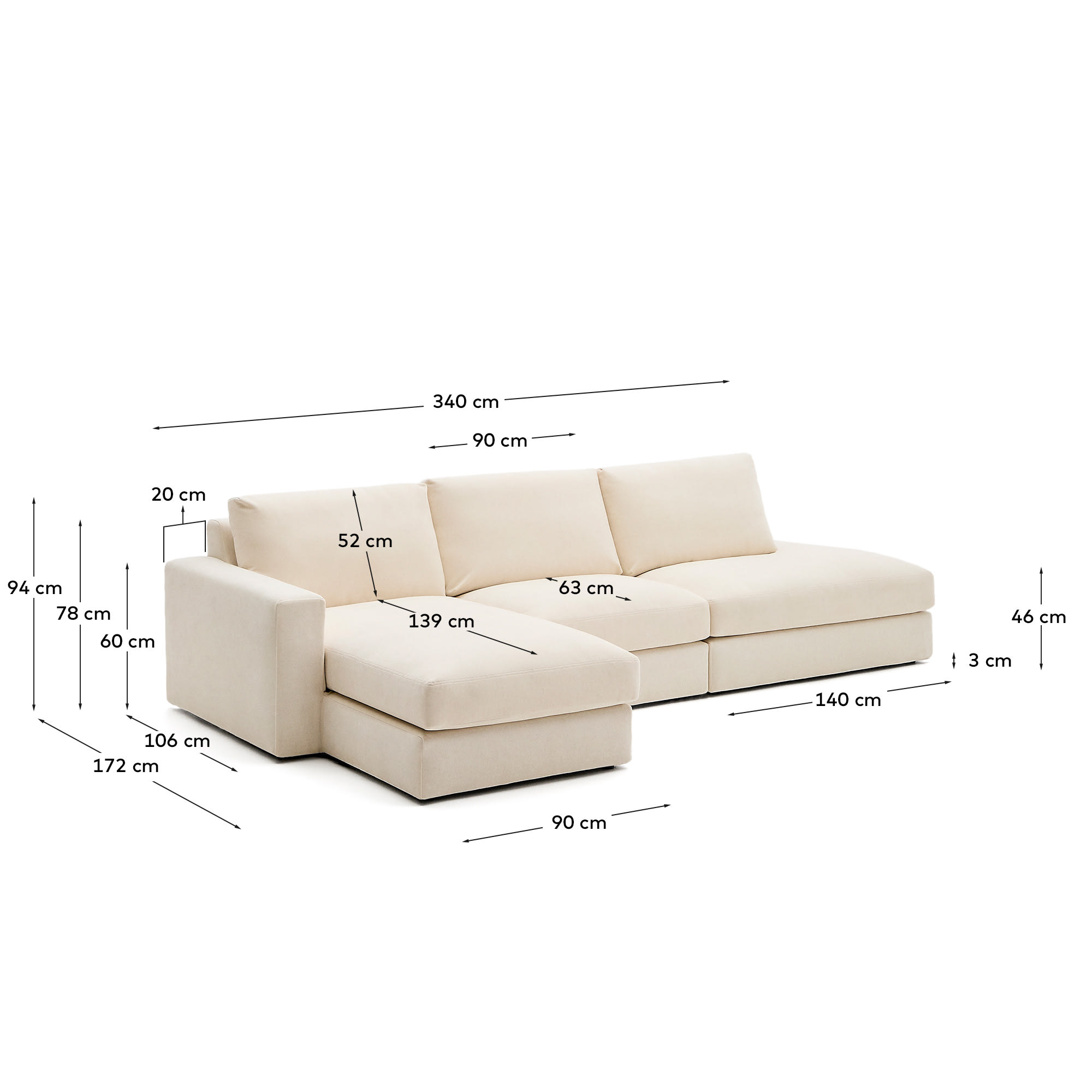 KAVE HOME Sofa ALEA KAVE HOME Sofa ALEA