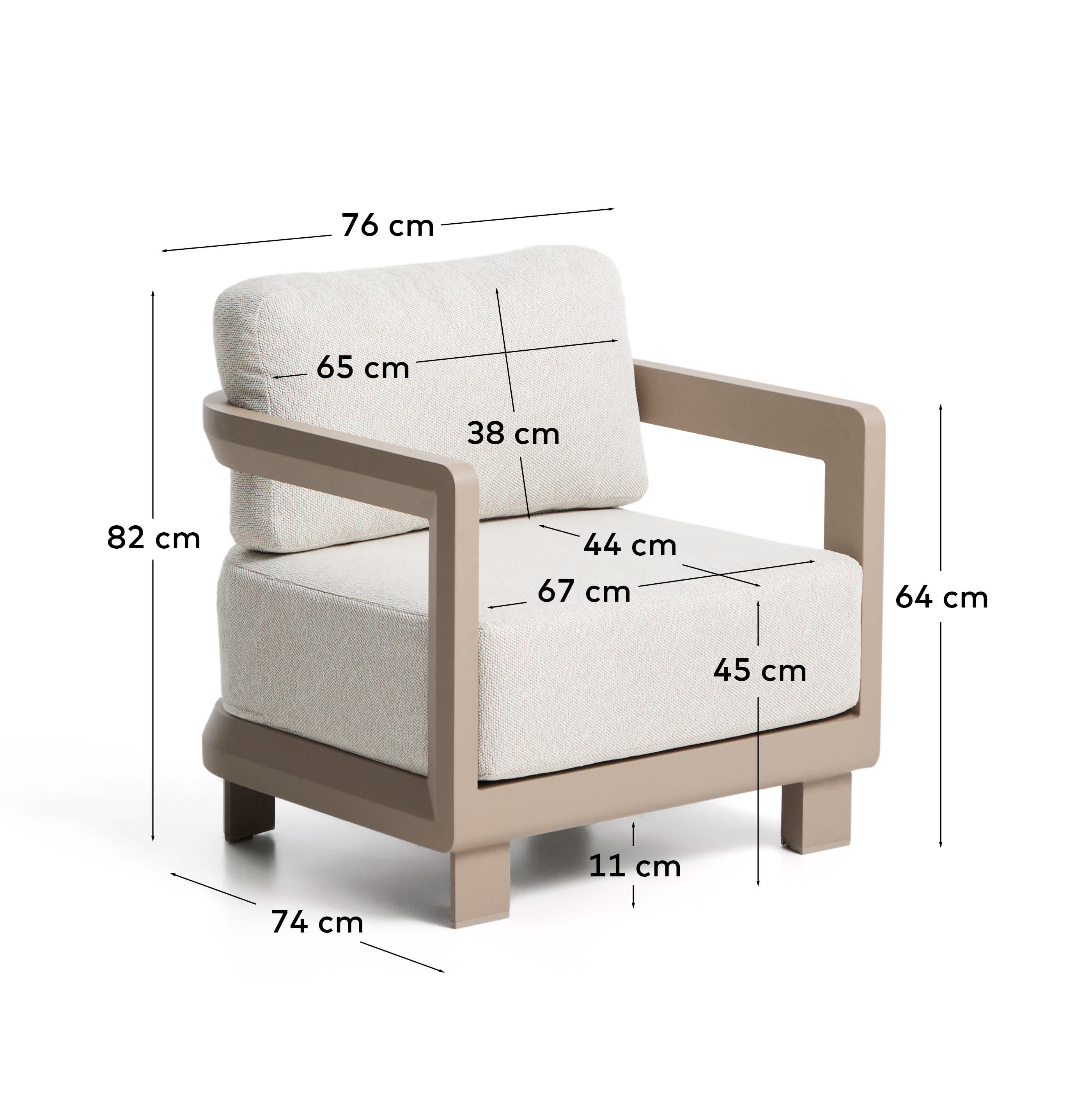 Kave Home NERANO Garden Armchair