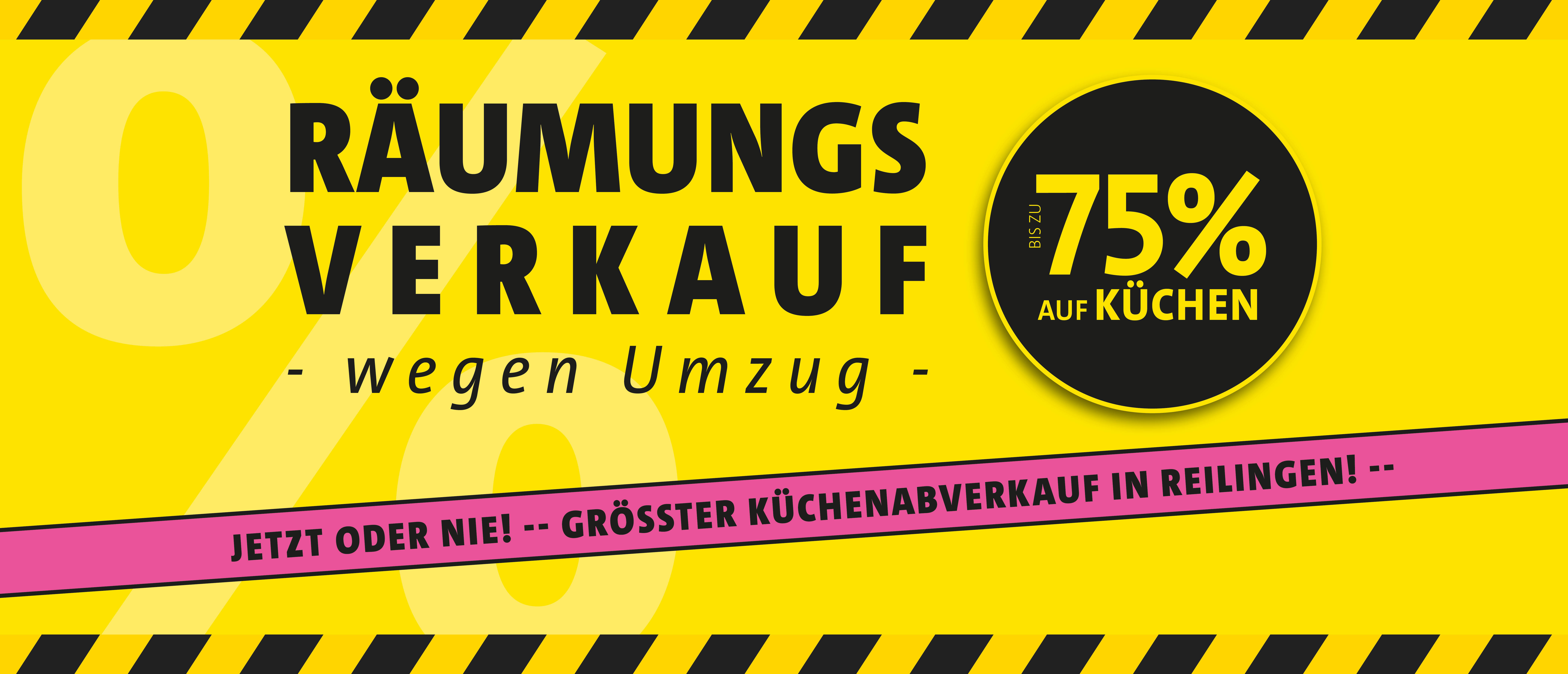 Räumungsverkauf Reilingen - bis zu 75% auf Küchen!