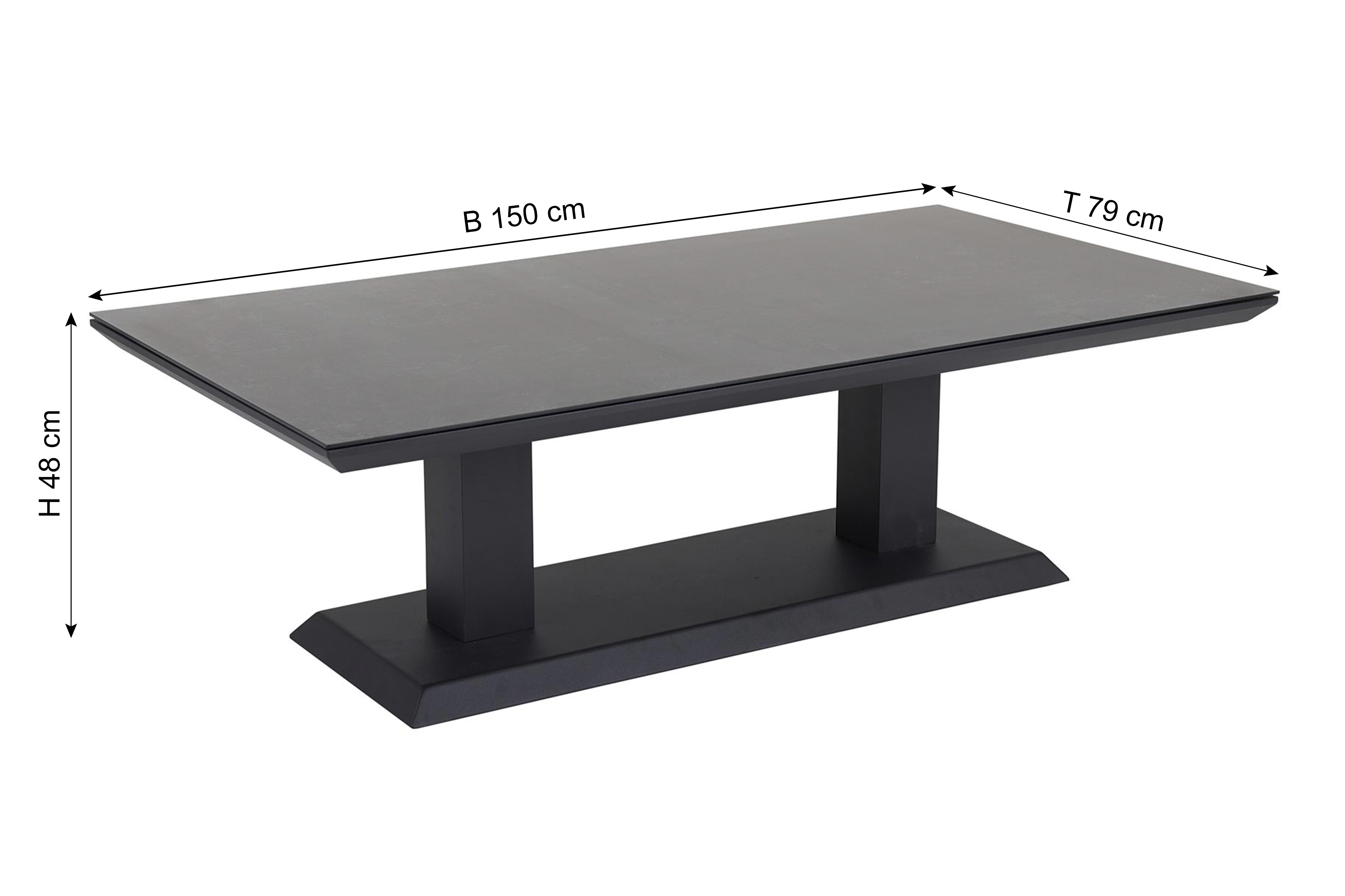 BRAFAB Loungetisch Outdoor HEIS