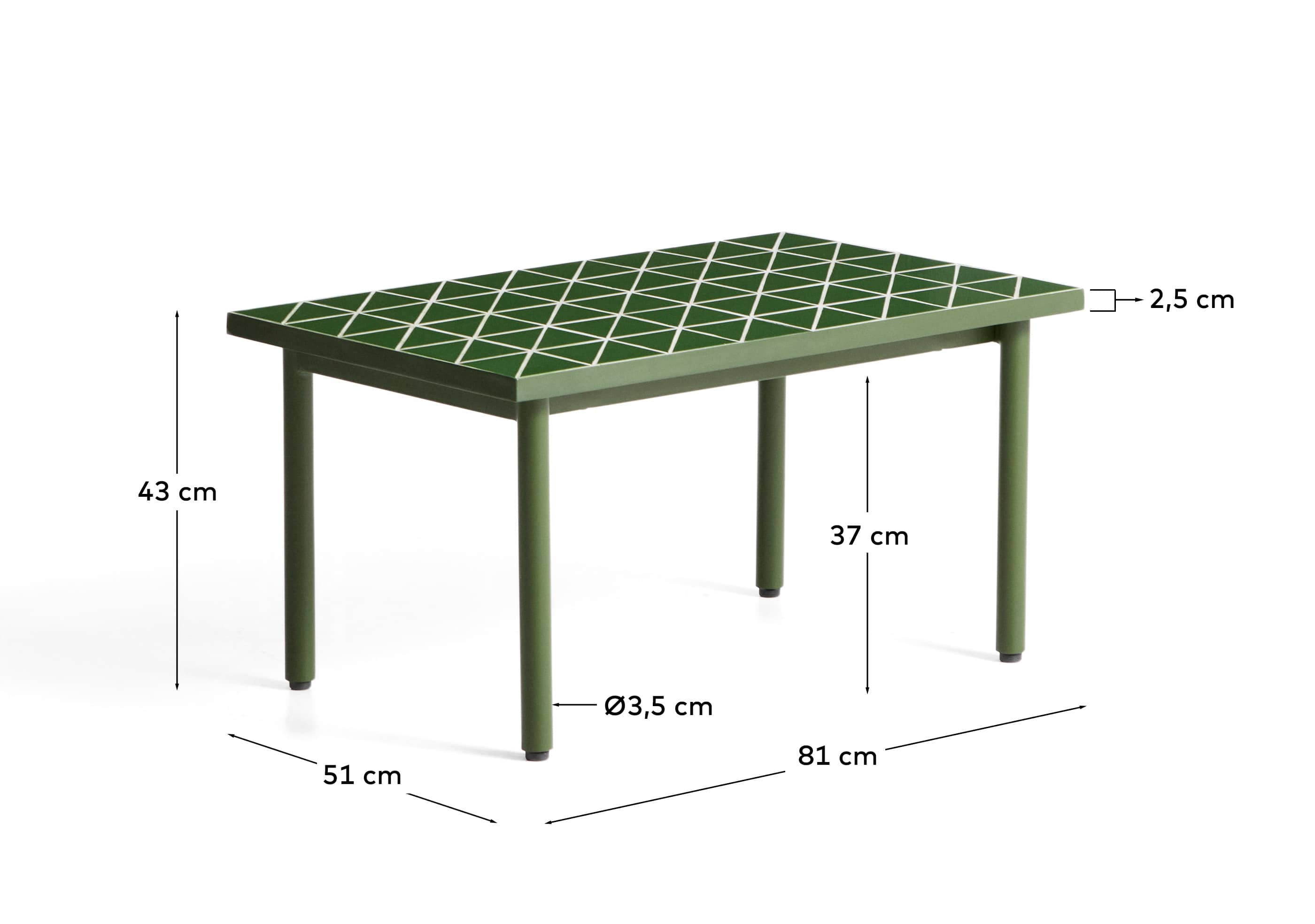 Table d'appoint Kave Home « Outdoor » MAURINA