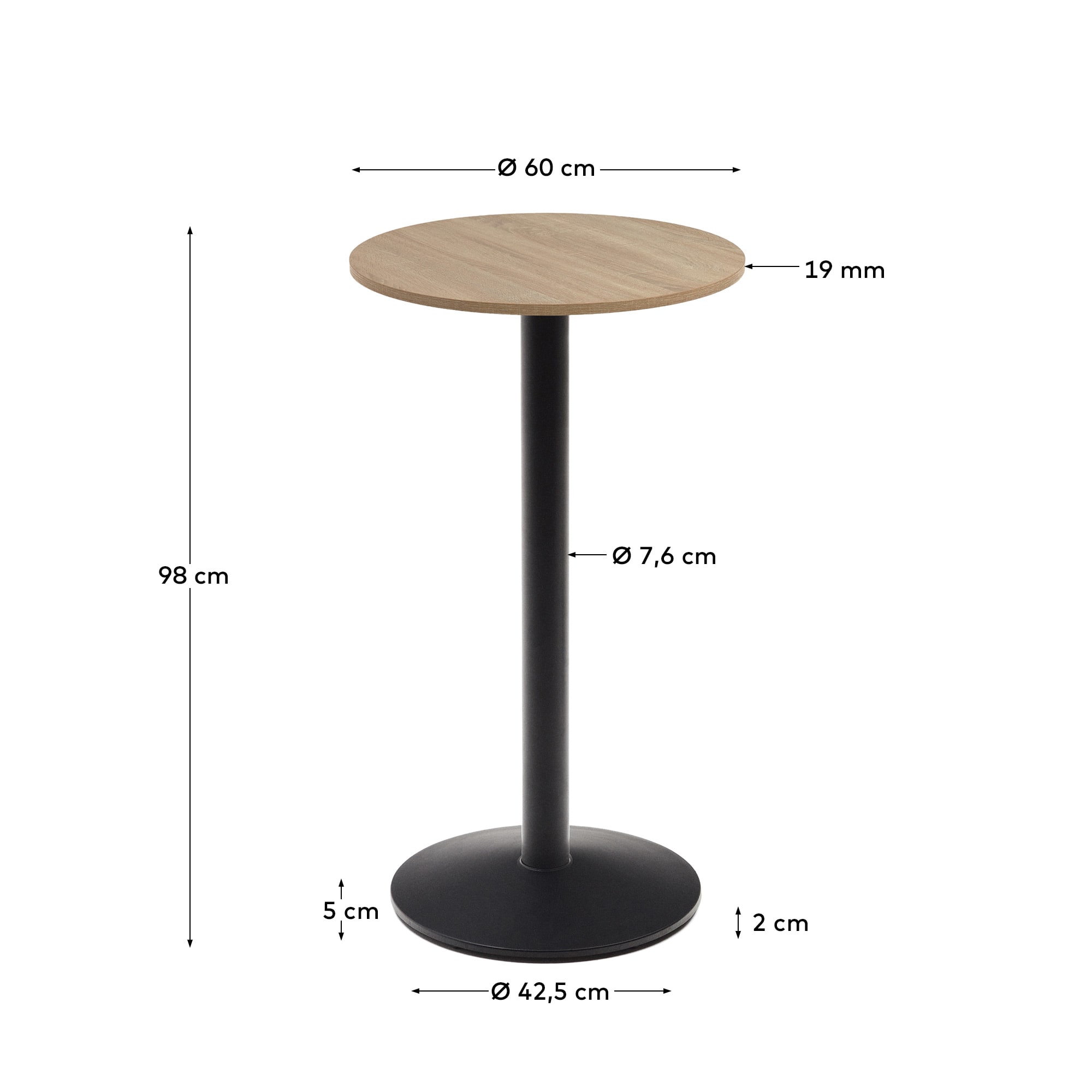 KAVE HOME Stehtisch ESILDA