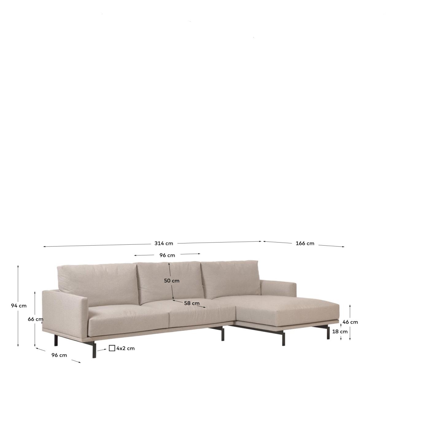 KAVE HOME Sofa GALENE