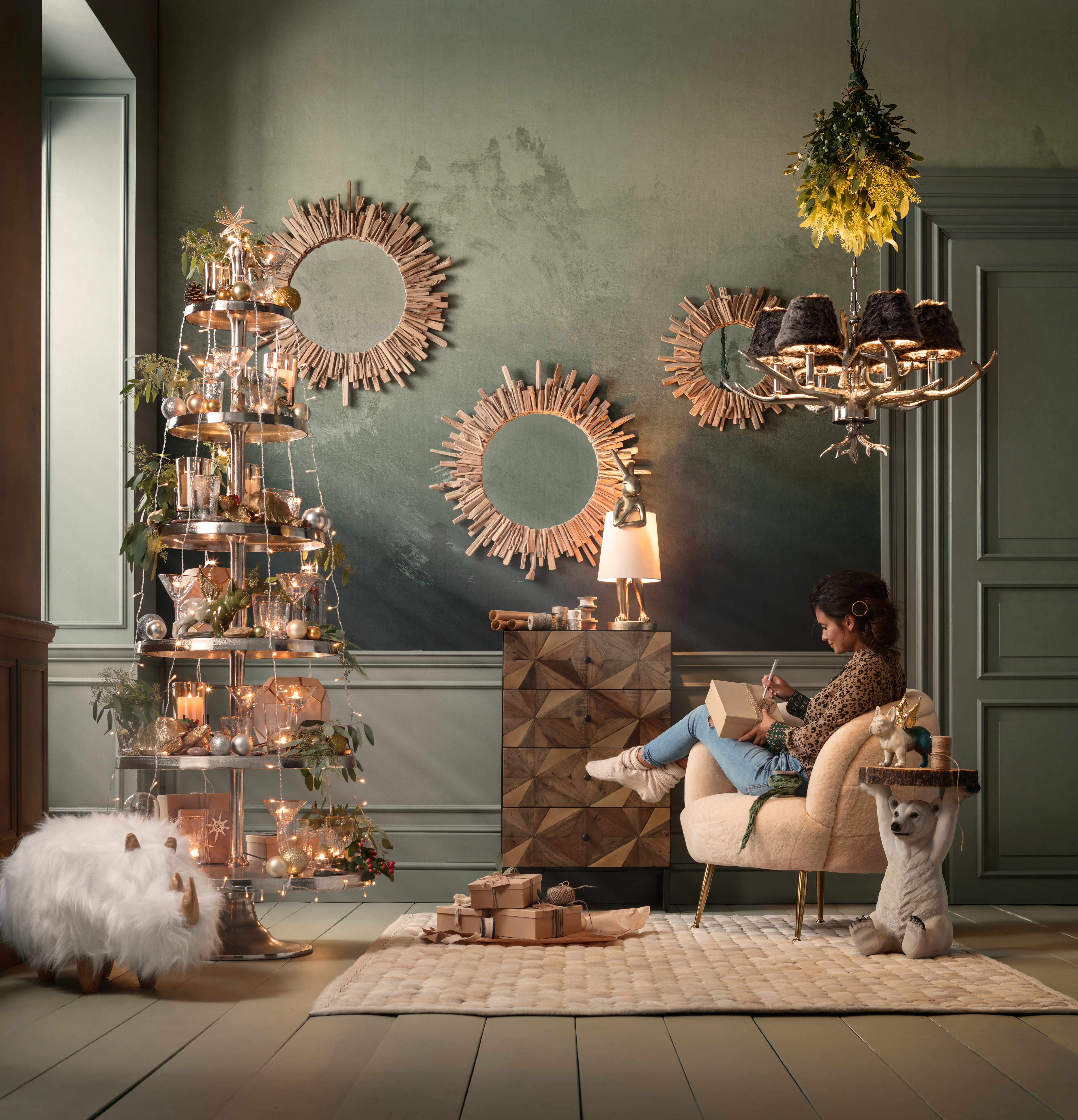 KARE Miroir LEGNO