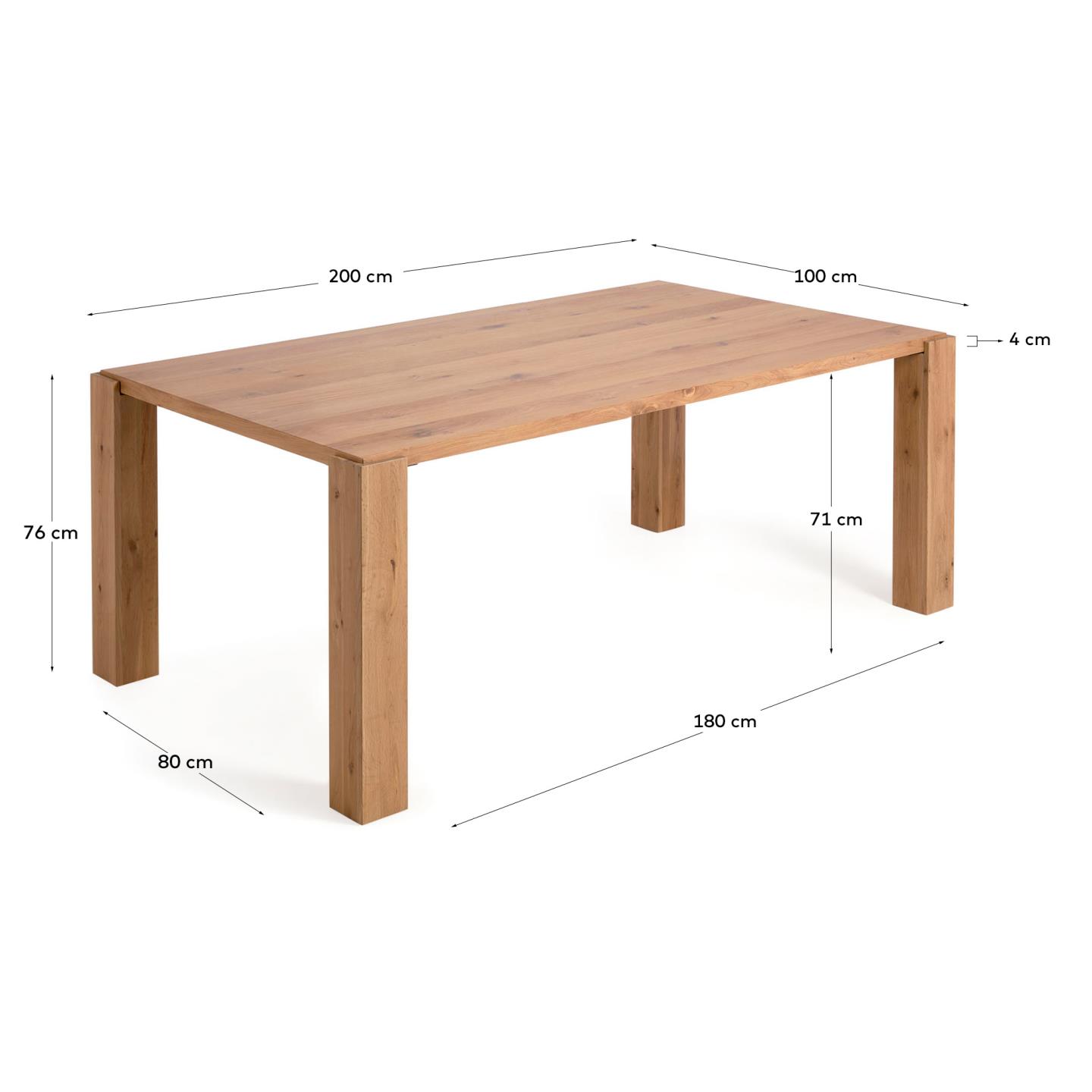 KAVE HOME Esstisch DEYANIRA KAVE HOME Tisch DEYANIRA