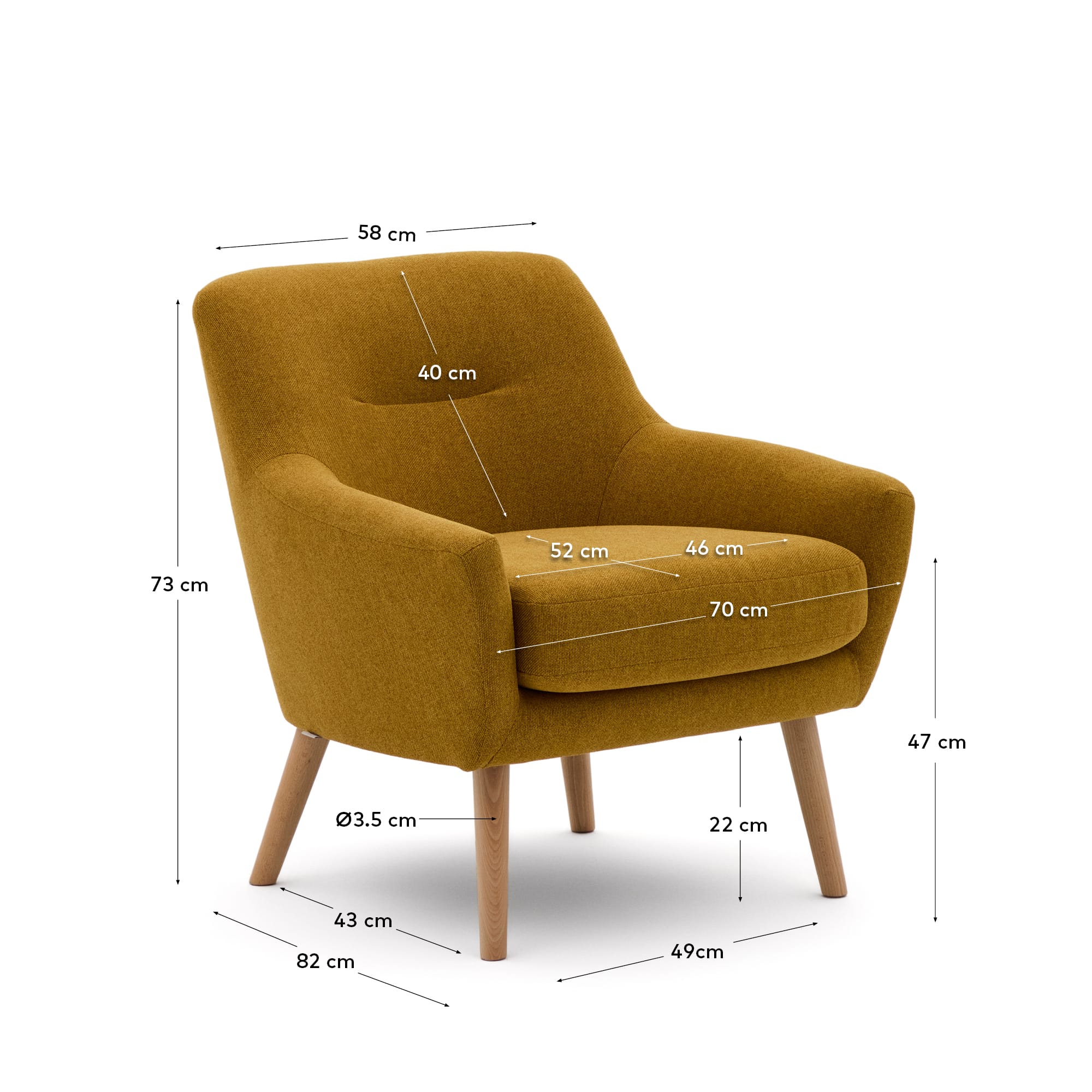 KAVE HOME Sessel CANDELA KAVE HOME Sessel CANDELA