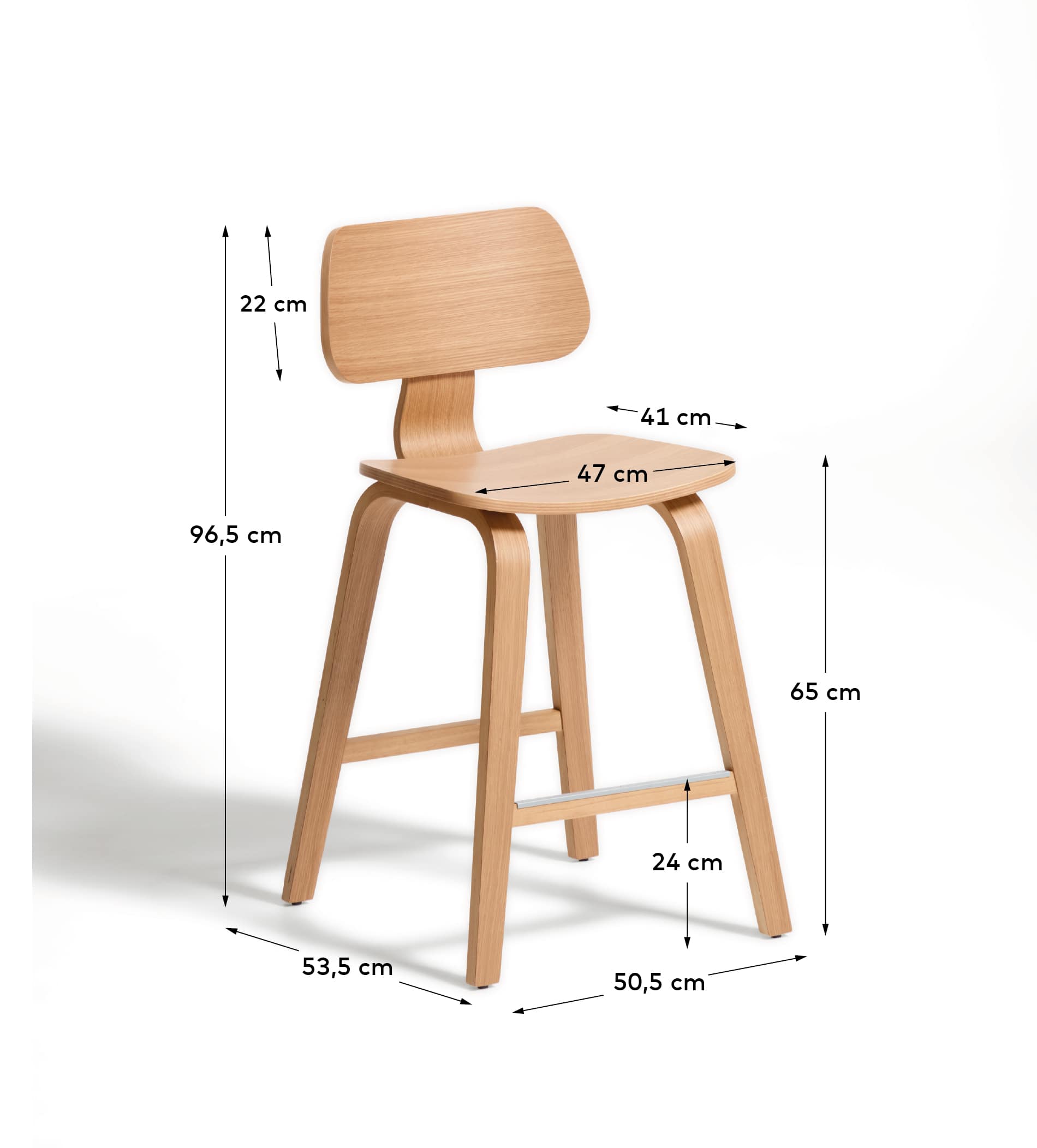 Kave Home Tabouret de bar GENA