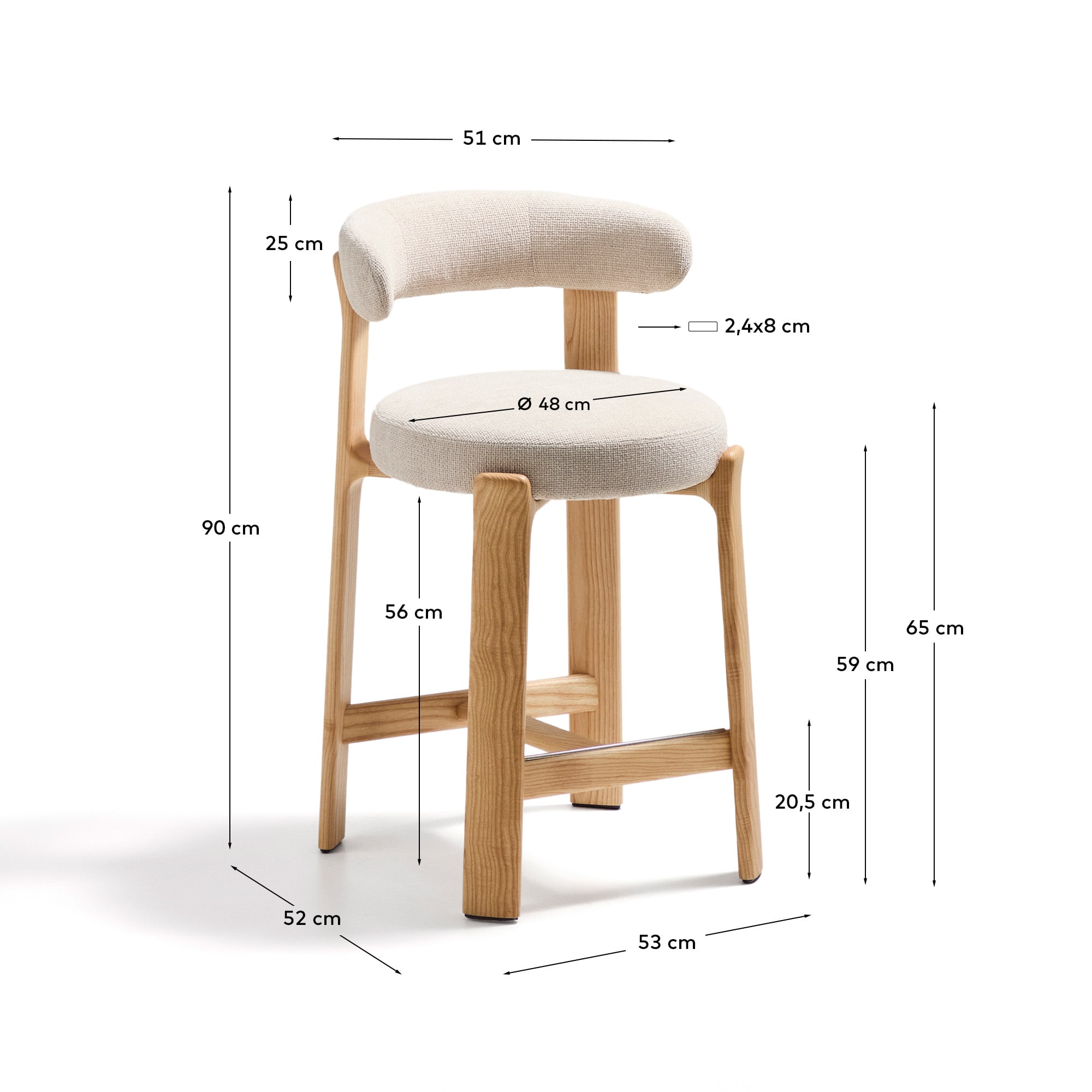 KAVE HOME Hocker GRANITE KAVE HOME Hocker GRANITE