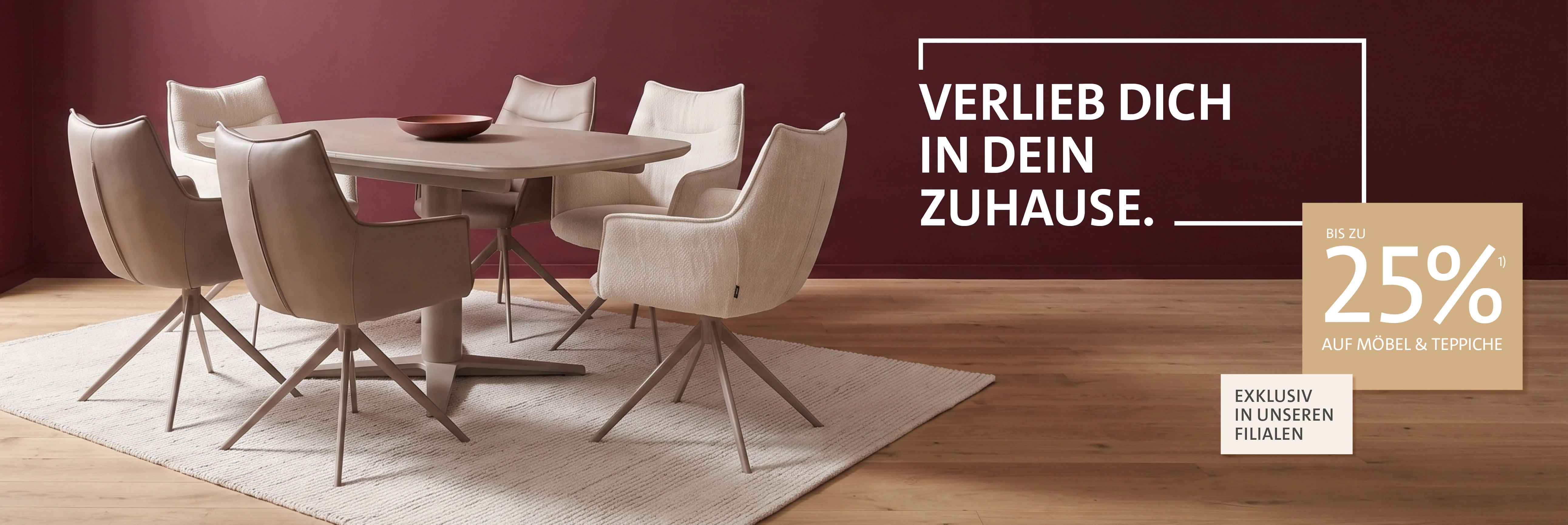 Craquez pour votre intérieur – Jusqu'à 25 % de réduction sur les meubles et les tapis