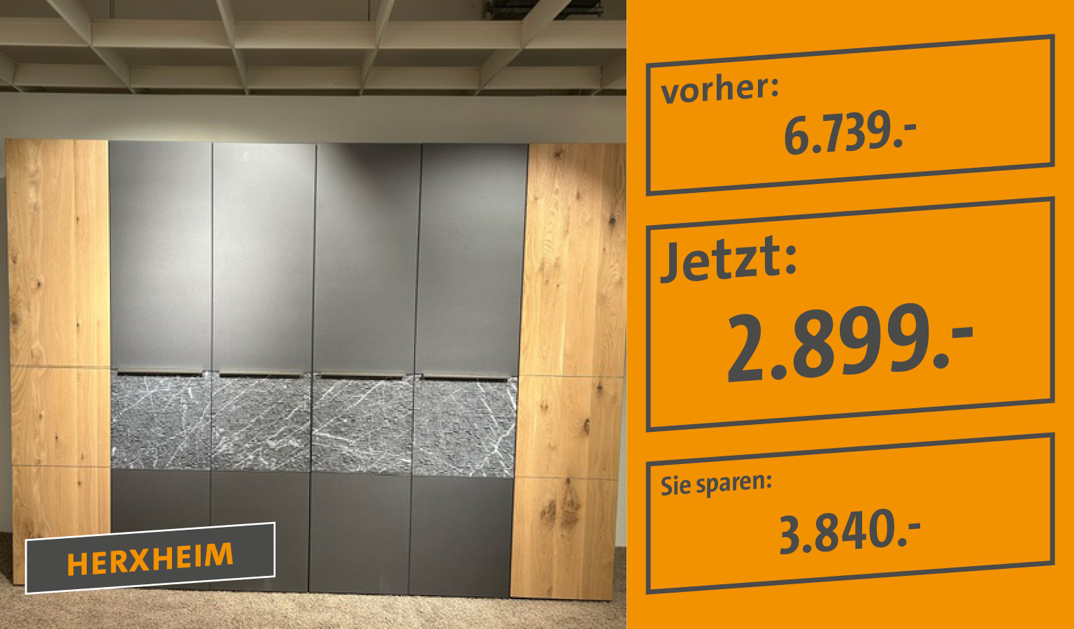 Markenmöbel Abverkauf