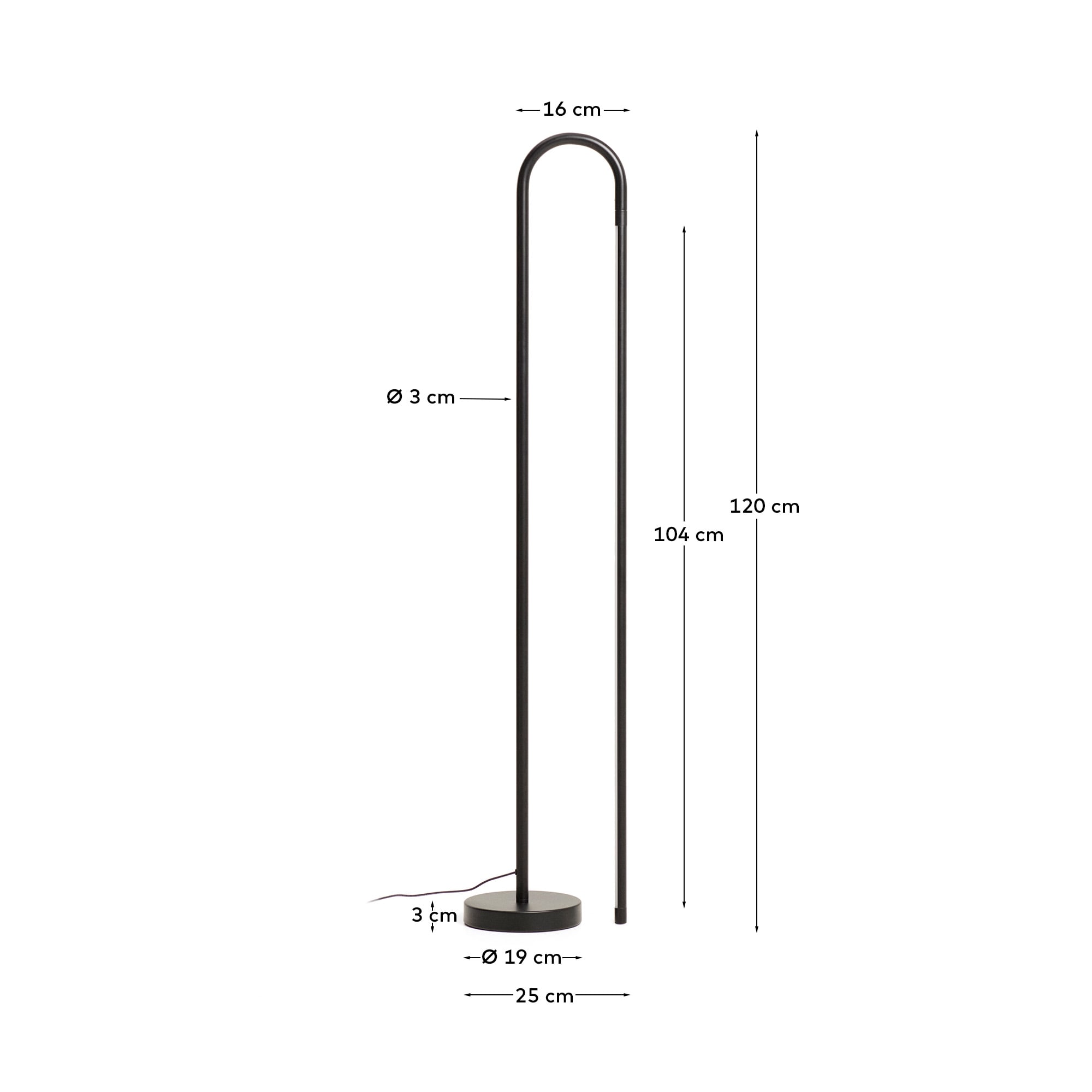 KAVE HOME Stehlampe BOW