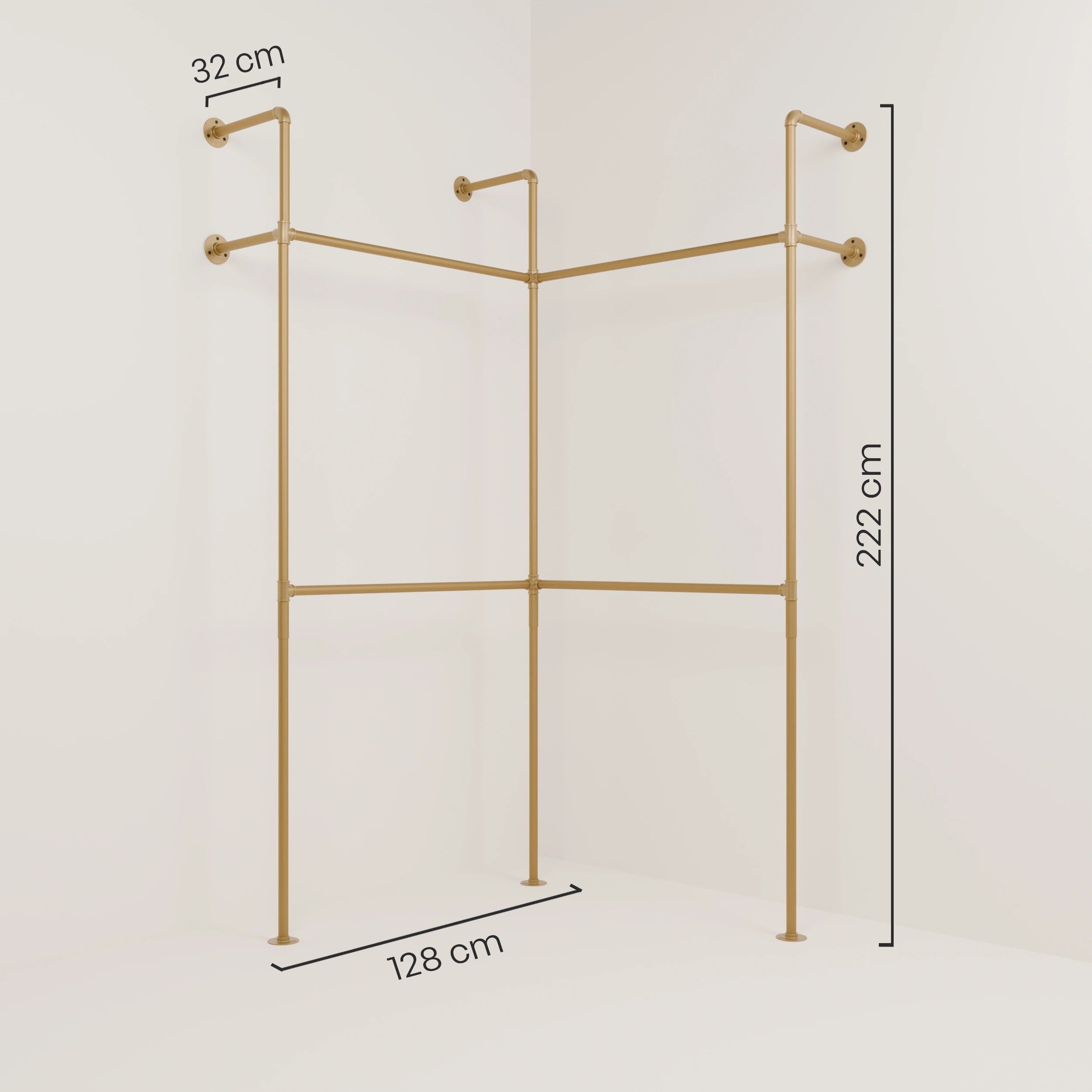 PAMO DESIGN Kleiderstangensystem KIM EDGE 2