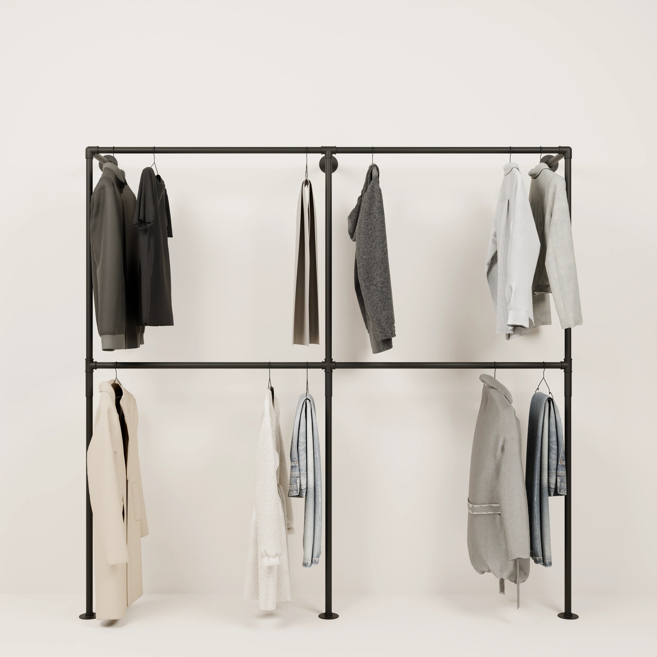 PAMO DESIGN Kleiderstangensystem TIM DOUBLE 2