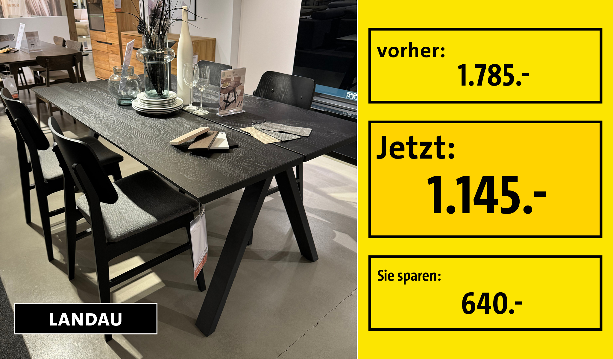 AV Markenmöbel Esszimmer