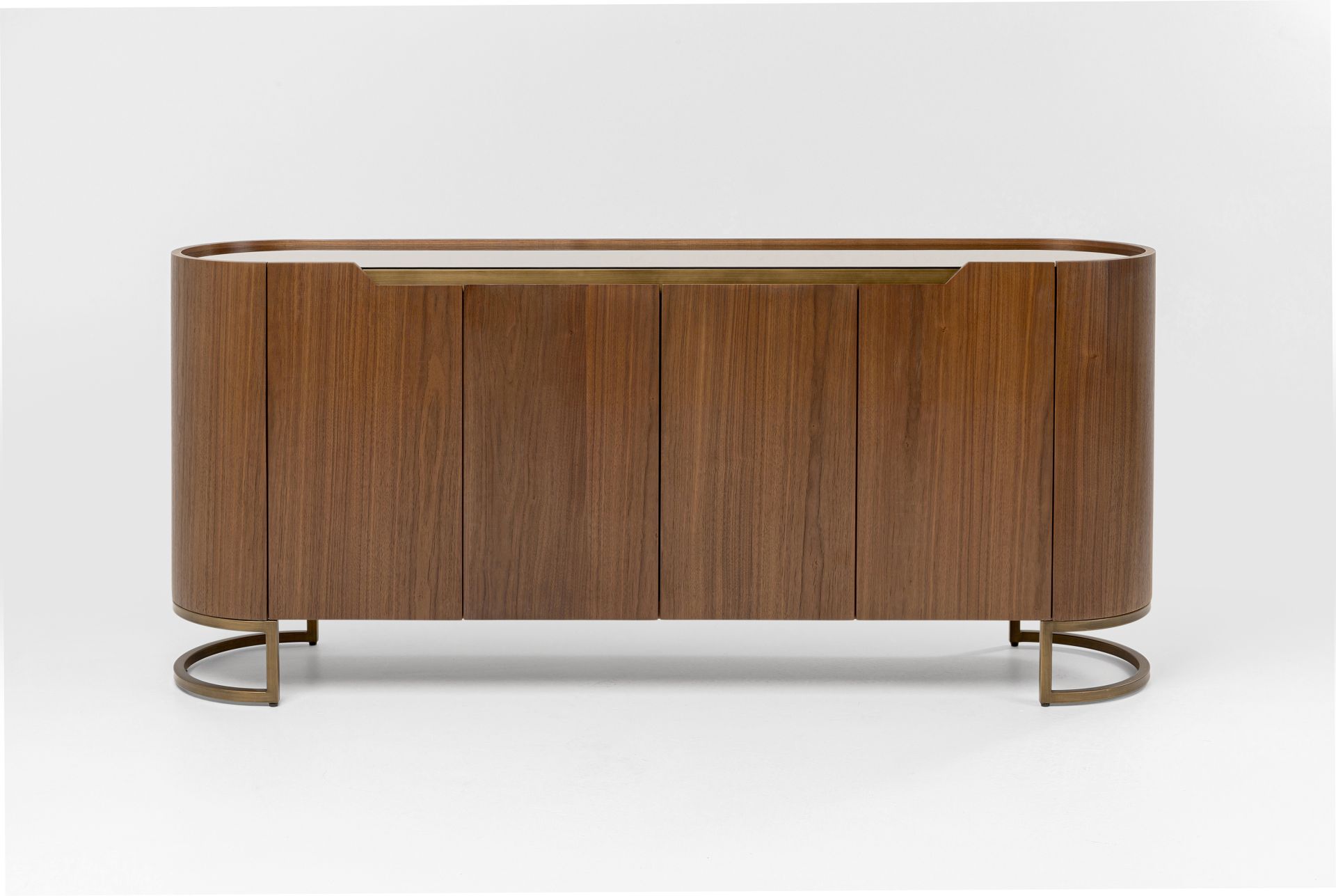 Kare Design Sideboard Kalif - Ethno Kommode Aus Massivholz Mit Glasplatte